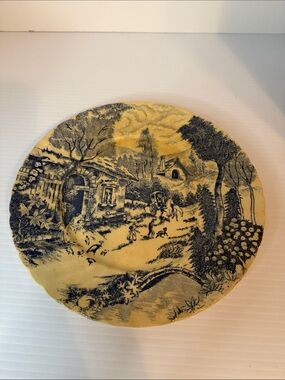 Rossini Country French Blue 9 1/4" Luncheon Plate - Japan